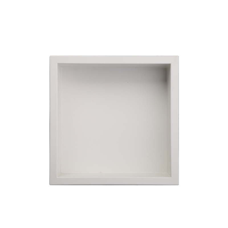 Nicho de chuveiro embutido para banheiro em aço inox 304 branco