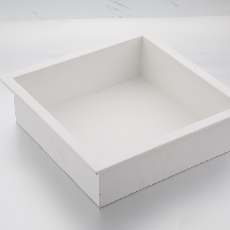 Nicho de chuveiro embutido para banheiro em aço inox 304 branco